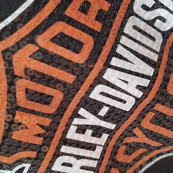 Harley Davidson long sleeved sequined tee - Picture 3 of 4